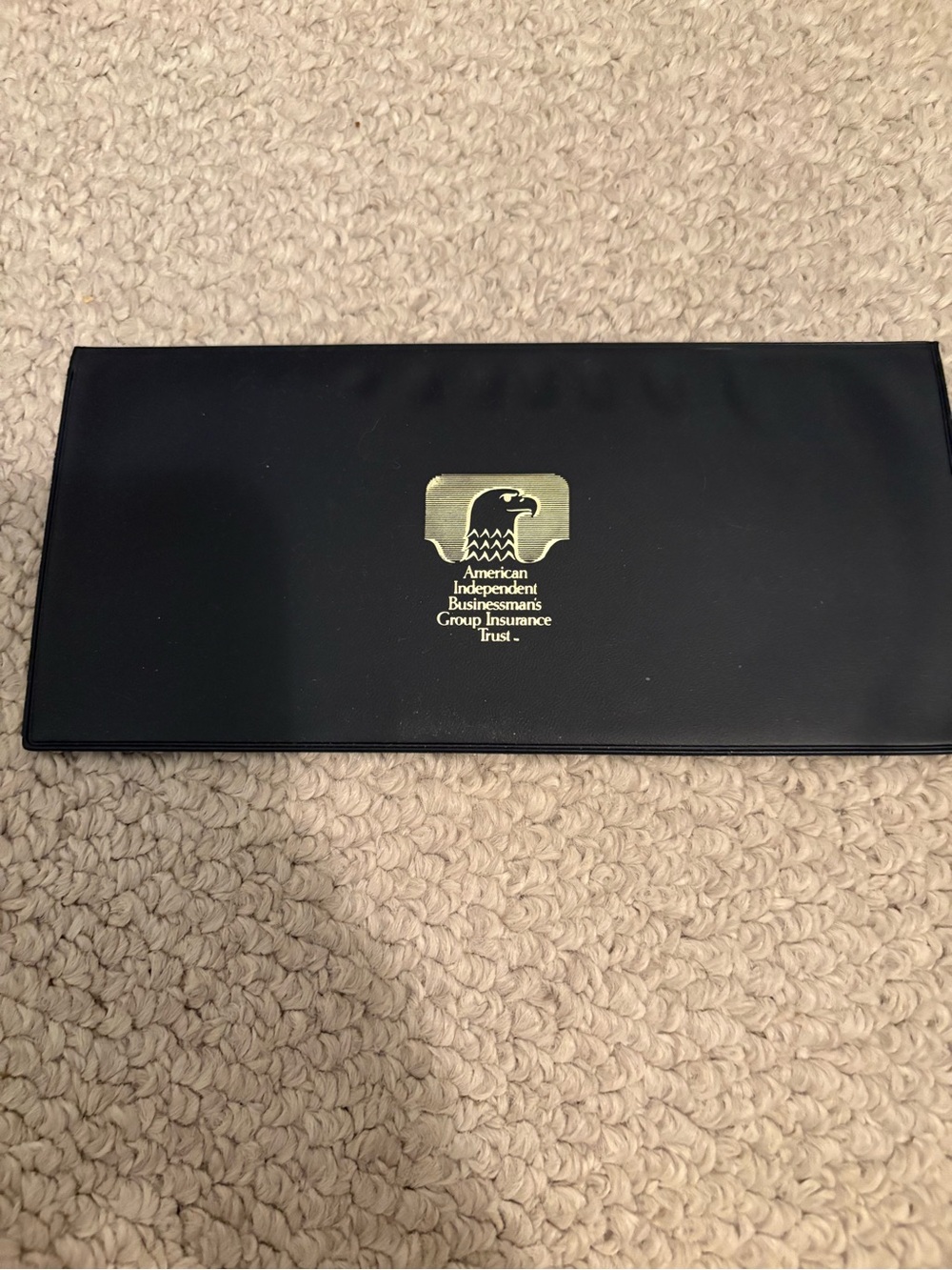 Small business award coin Black Leatherette Sleeve with Gold Logo 1977 complete